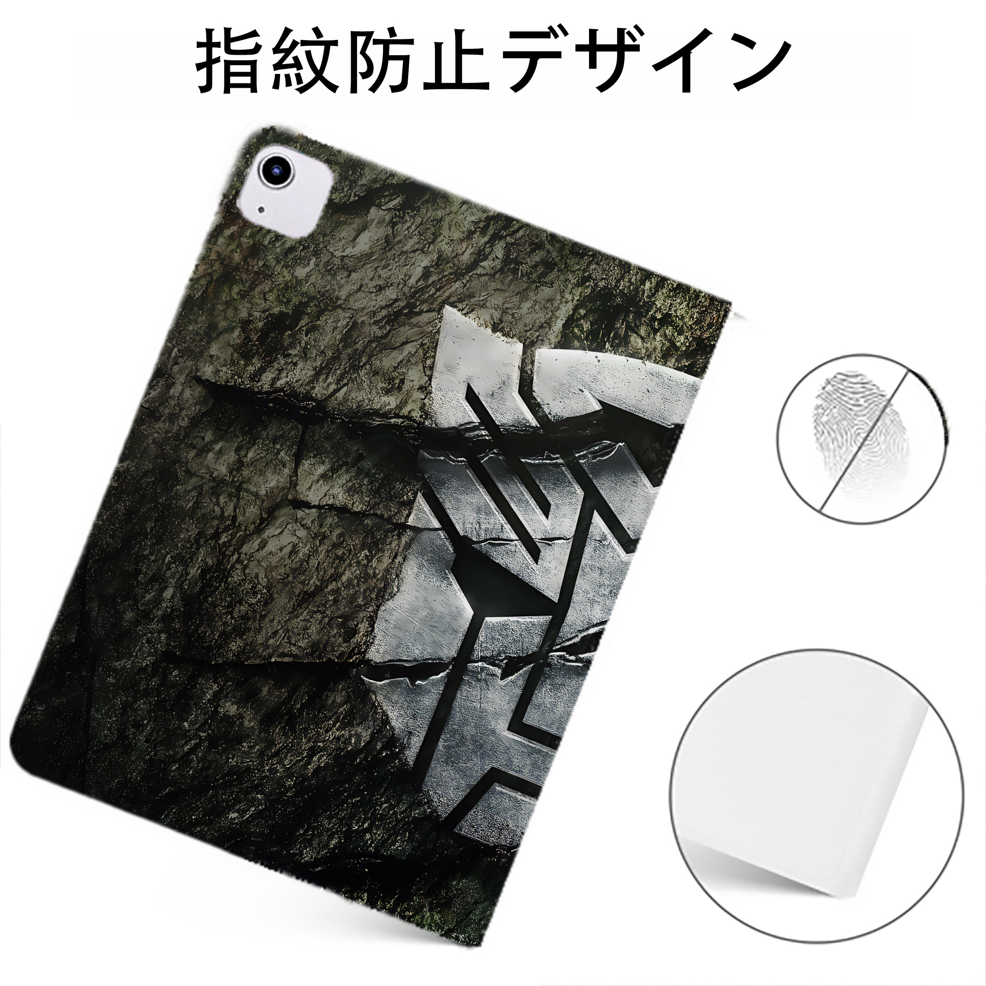 （画像用） Transformers トランスフォーマー IPadケース ペンホルダー付き ブックスタイルデザイン